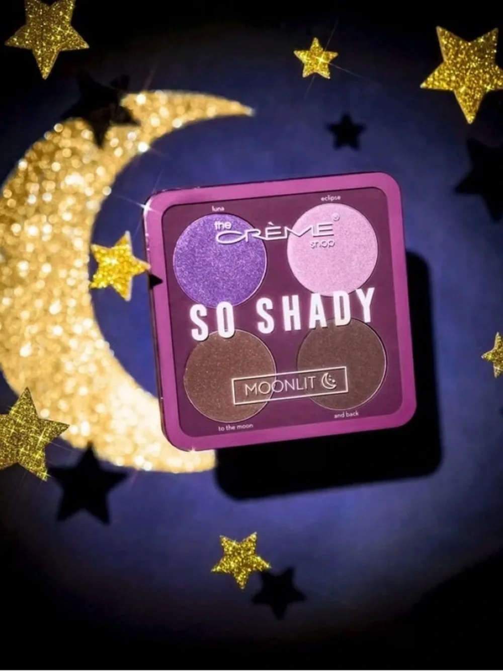 The Crème Shop SO SHADY MOONLIT Eyeshadow Quad - Purple & Brown